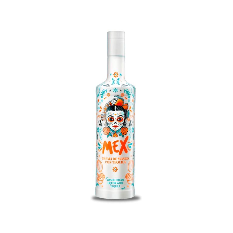 Licor de Crema Mex Mango con Tequila Botella 700 mL