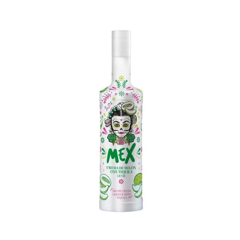 Licor de Crema Mex Melón con Tequila Botella 700 mL