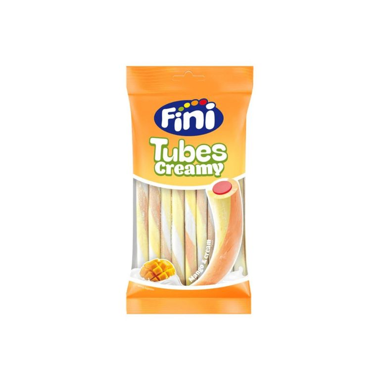 Gomitas Fini Tubes Creamy Yogurt Mango Bolsa 80 g