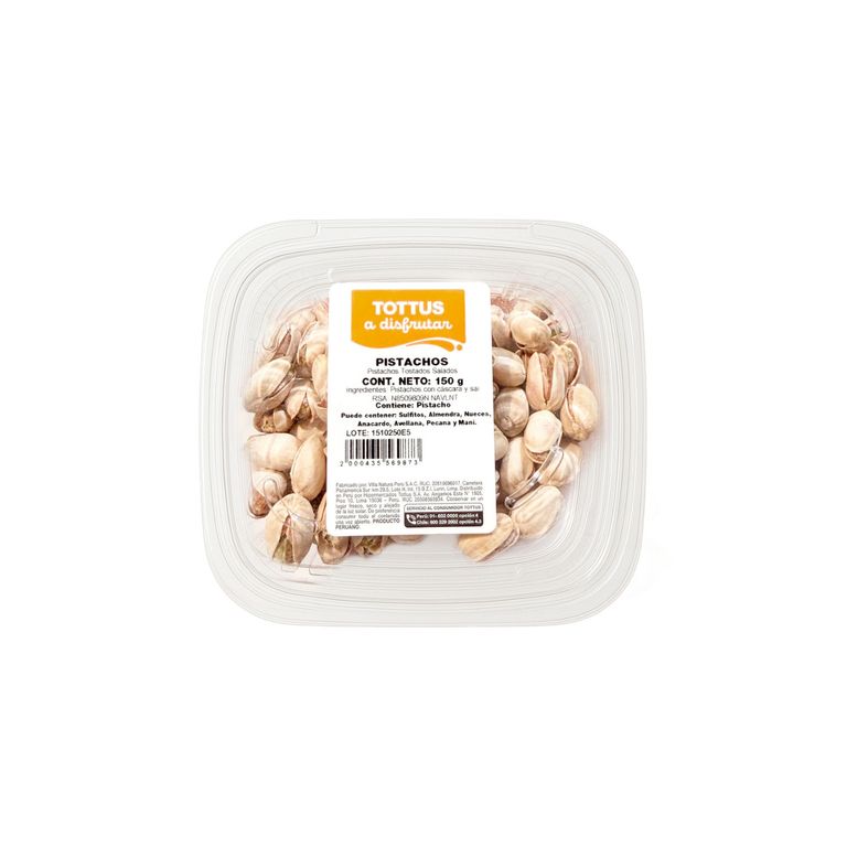 Pistachos en Granel Tottus Envase 150 g