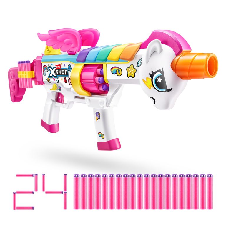 Lanzador Blastercorn Unicornio X-Shot