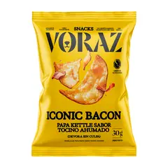 VORAZ - Papas Voraz Tocino Ahumado Bolsa 30 g
