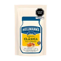 HELLMANNS - Mayonesa Clásica Hellmanns Doypack 237 g