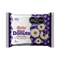COSTA - Galletas Chocodonuts Costa Chocolate Blanco Sixpack 198 g