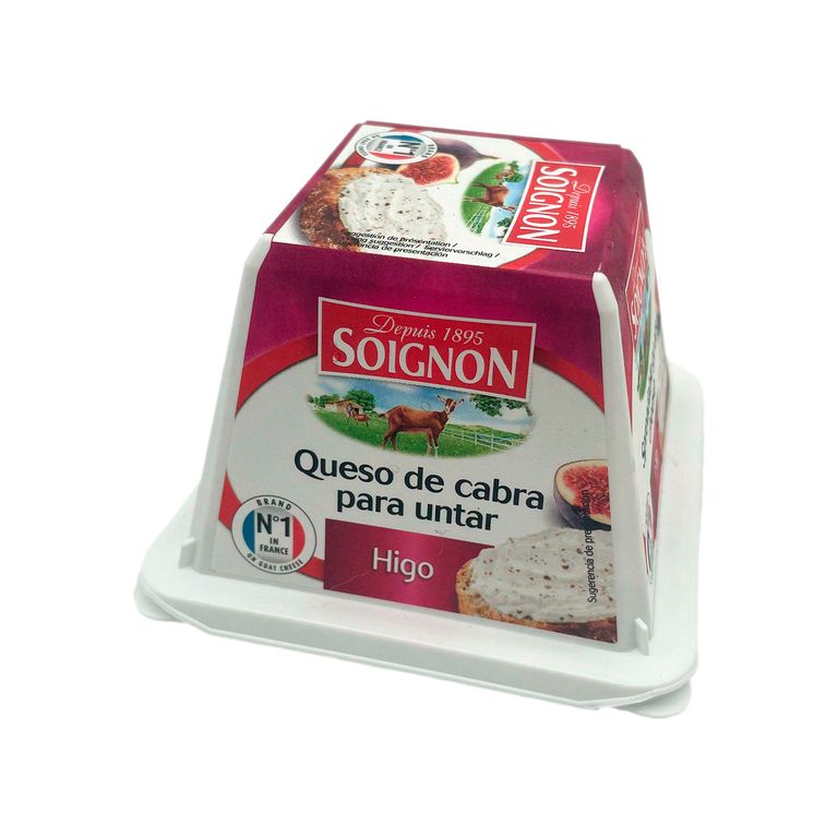 Queso de Cabra para Untar Soignon Higo Envase 150 g