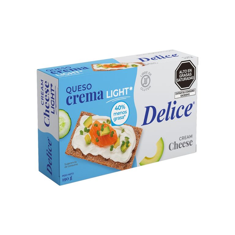 Queso Crema Delice Light Caja 190 g
