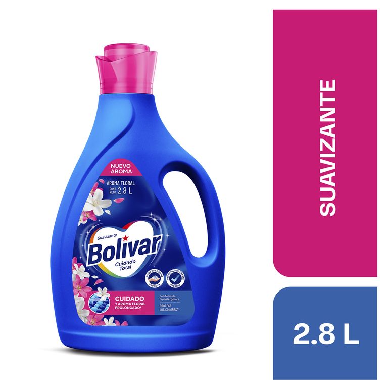 Suavizante Bolívar Cuidado Total Floral Envase 2.8 L