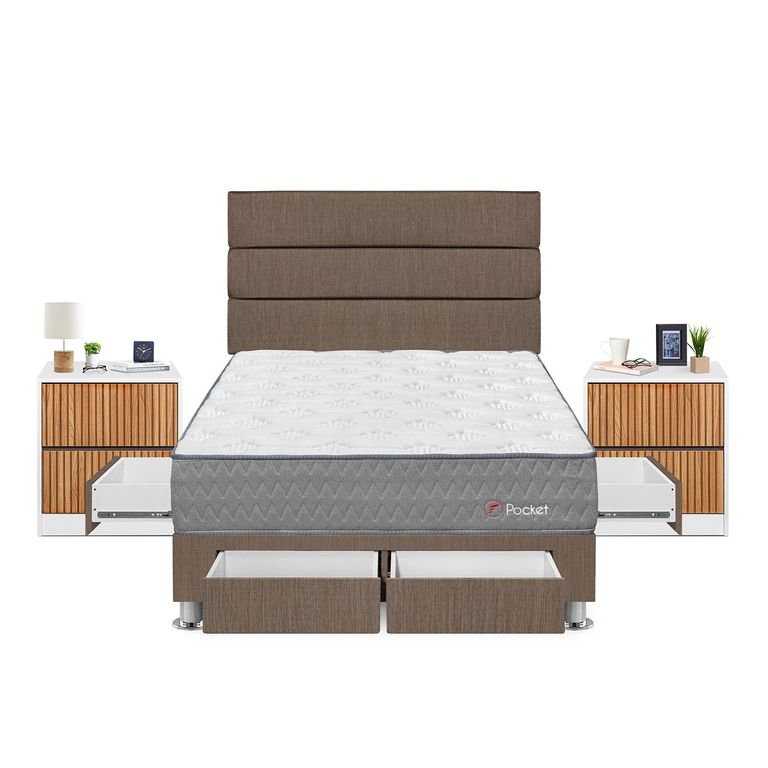 Dormitorio Pocket 2Plz Marr+Vel Roma