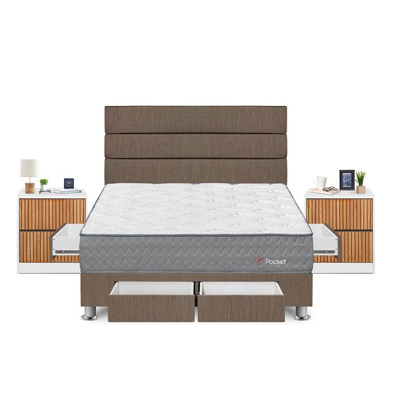 Dormitorio Pocket Queen Marr+Vel Roma
