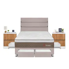 FORLI - Dormitorio Boreal 2Plz Beige+Vel Roma