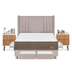 FORLI - Dormitorio Sirius King Beige+Vel Milan