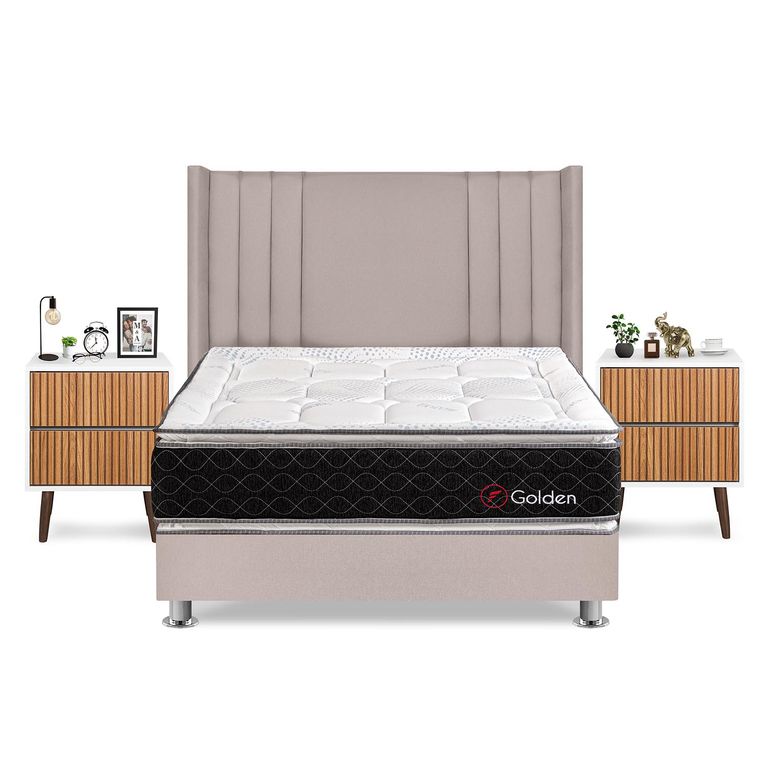 DORM GOLDEN KING BEIGE+VEL MILAN