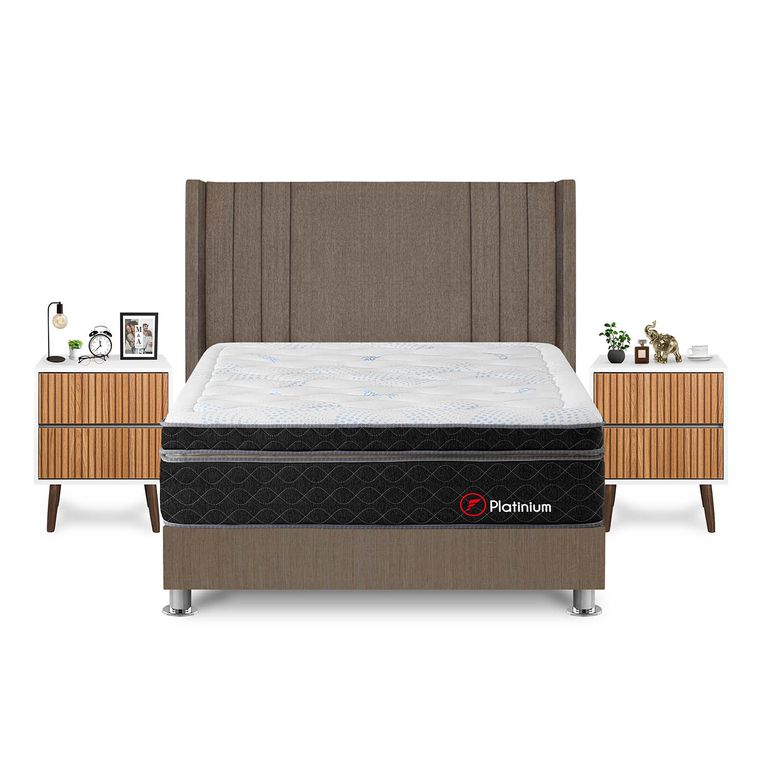 Dormitorio Platinium King Marr+Vel Milan