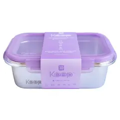 KEEP - Hermético Keep Metálico Lila 1300 mL