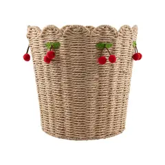 CASA JOVEN - Canasta Paja Cherry Top