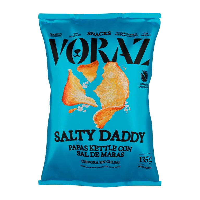Papas Voraz Kettle con Sal de Maras Bolsa 135 g