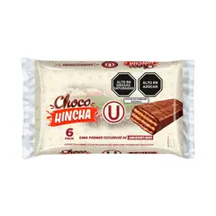 CHOCO HINCHA - Wafer Choco Hincha U Empaque 6 Und 132 g