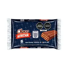 CHOCO HINCHA - Wafer Choco Hincha Alianza Lima Empaque 6 Und 132 g