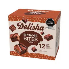 DELISHA - Brownie Bites Delisha Fudge Empaque 12 Und