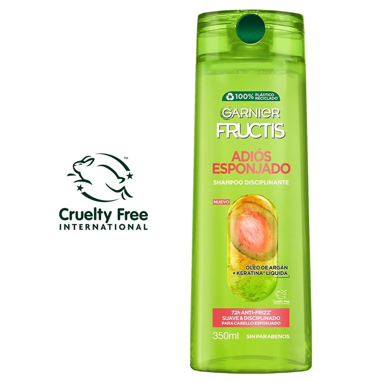 Shampoo Fructis Adiós Esponjado Botella 350 mL