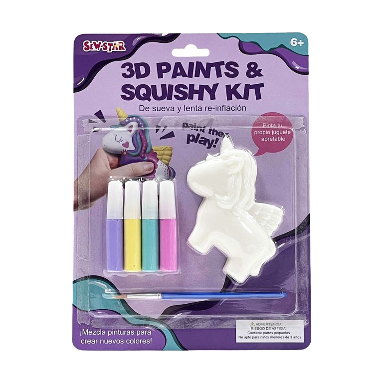 3D Painting Squishy Unicorn