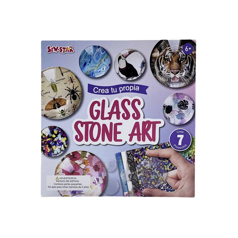 Glass Stone Art Stickers