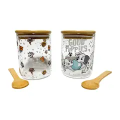 DISNEY - Set Canister Redondo Dogs & Cats 2 Piezas