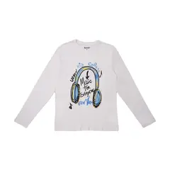 REDWOOD - Polo Estampado Manga Larga Teen Niño Redwood