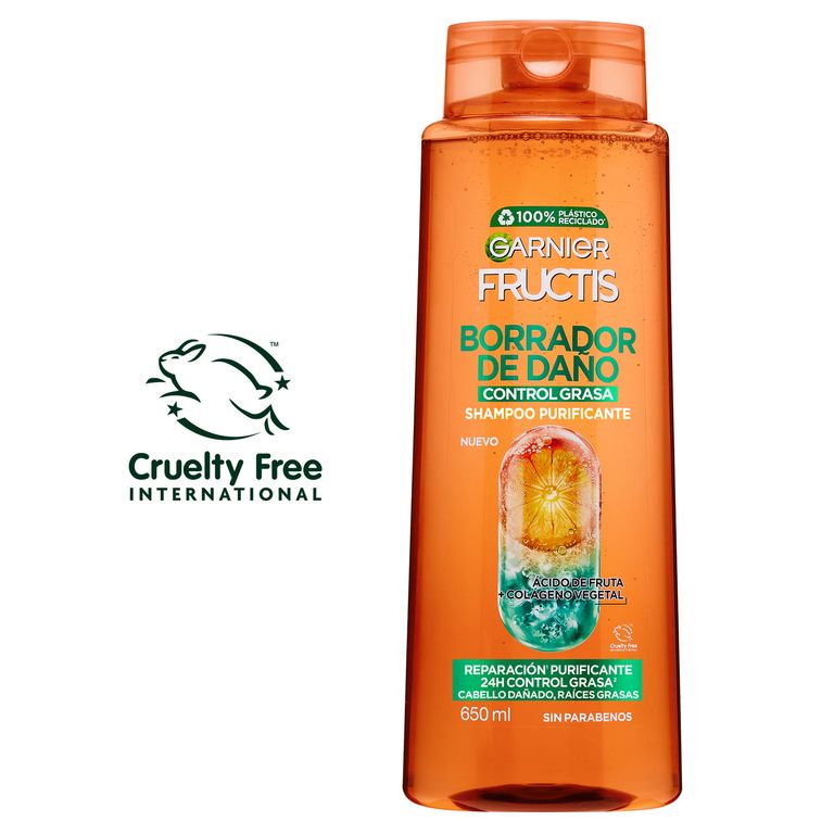 Shampoo Fructis Control Grasa Envase 650 mL
