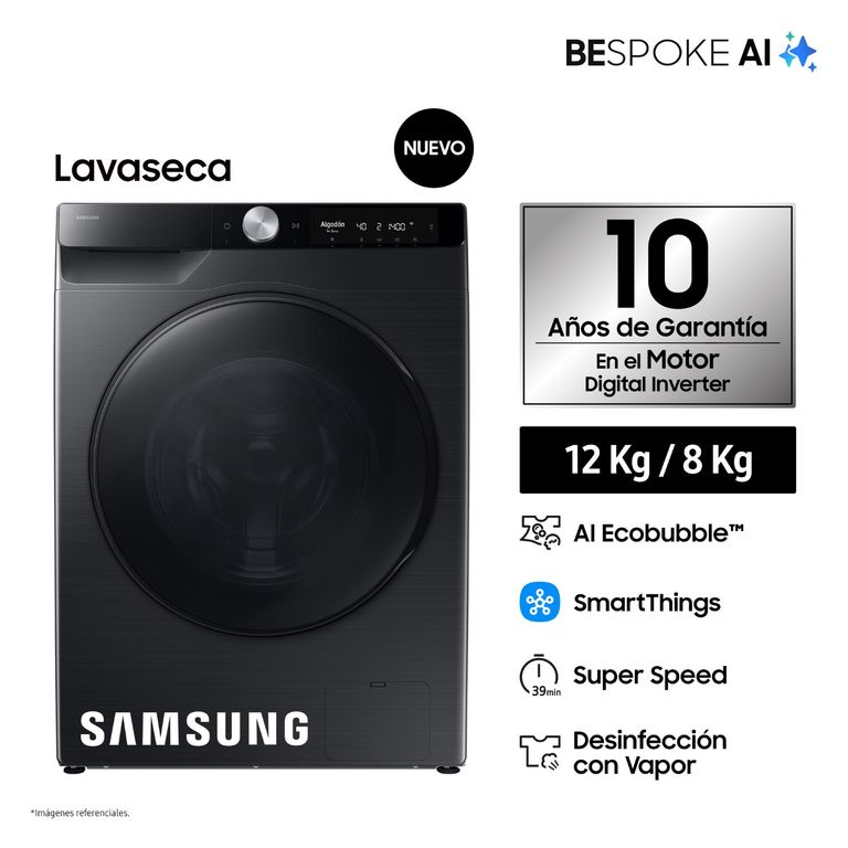 Lavaseca Samsung AI Ecobubble 12 Kg 8 Kg