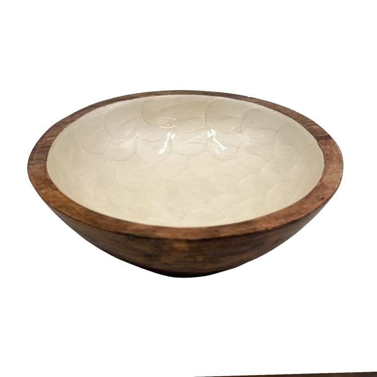 Bowl 18cm Con Efecto Esmaltado