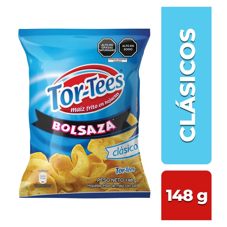 Snack de Maíz Tortees Clásico Sal Bolsa 148 g