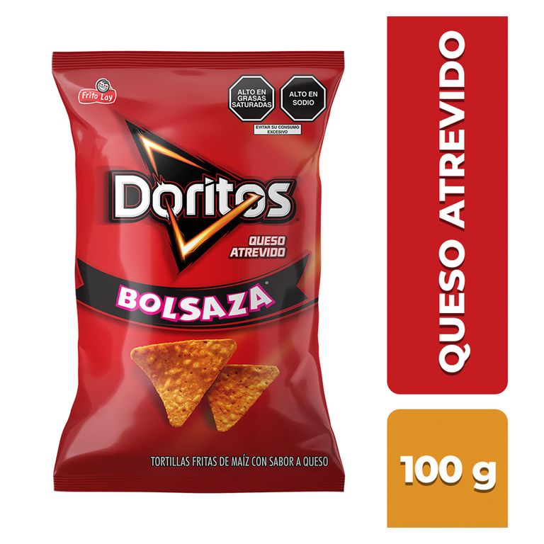 Tortilla Chips Doritos Queso Atrevido Bolsa 100 g