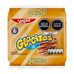 GLACITAS - GALLETAS GLACITA TOFFE 30GR 6PQT