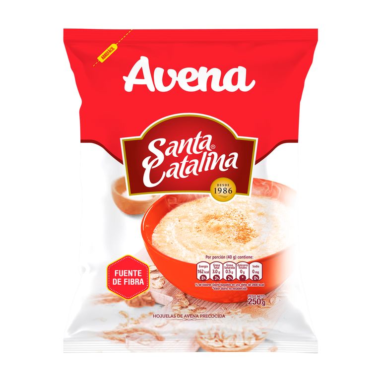 Avena en Hojuelas Precocida Santa Catalina Bolsa 250 g