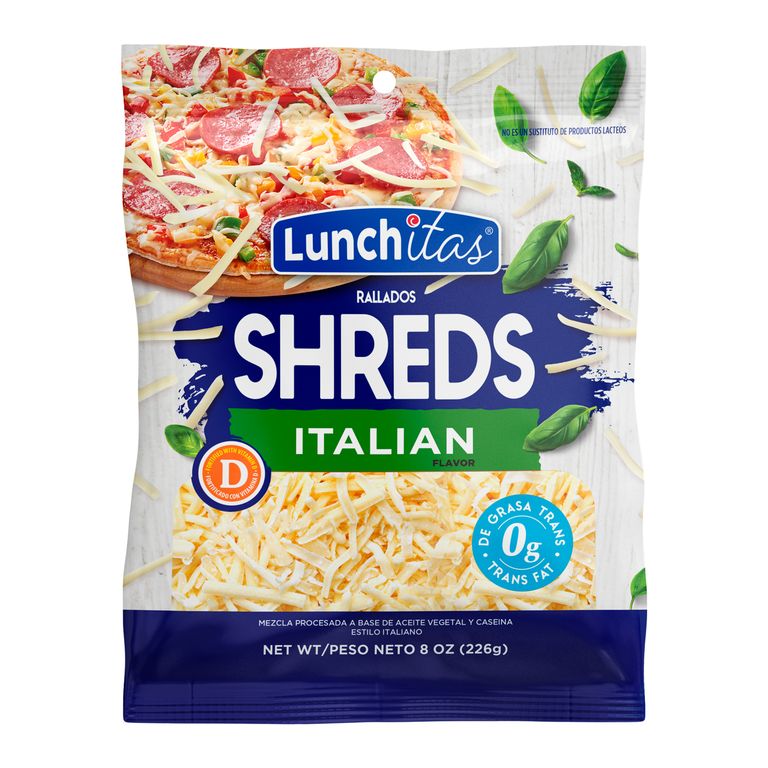 ITALIAN FLAVOR LUNCHITAS SHREDS X 230G