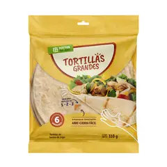 TOTTUS - Tortillas de Trigo Grandes Tottus Bolsa 6 Und