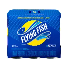 FLYING FISH - Cerveza Flying Fish Saborizada Empaque 6 Und 355 mL