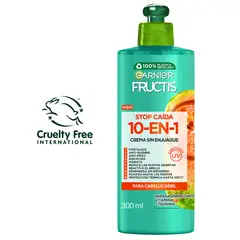 FRUCTIS - Crema para Peinar Fructis 10 en 1 Crece Fuerte Envase 300 mL