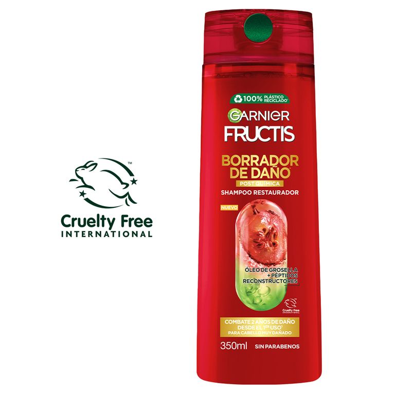Shampoo Fructis Post Química Botella 350 mL