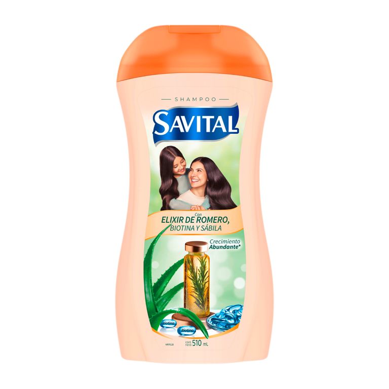 Shampoo Savital Elixir Botella 510 mL