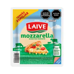 LAIVE - Queso Mozzarella Laive Tajadas Empaque 440 g