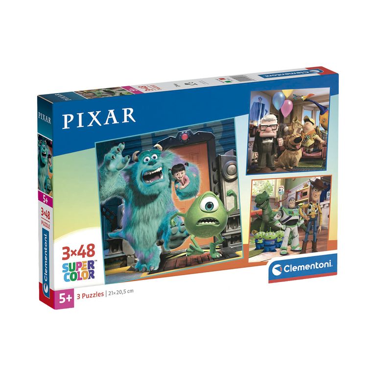 Rompecabezas Square Disney Pixar 2025 3x48 Pzas