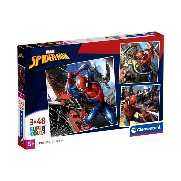 Rompecabezas Square Marvel Spiderman 3x48 Pzas