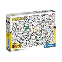 CLEMENTONI - Rompecabezas Impossible Compact Peanuts 1000 Pzas