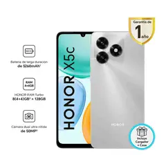 HONOR - Smartphone Honor X5C 4Gb+128Gb Meteor Silver