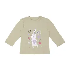 REDWOOD - Polo Estampado Manga Larga Bebe Niña Redwood