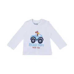 REDWOOD - Polo Estampado Manga Larga Bebe Niño Redwood