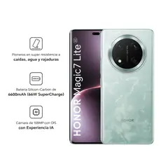 HONOR - Smartphone Honor Magic 7 Lite 8Gb+256Gb Jade Cyan
