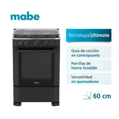 MABE - Cocina a Gas Mabe CMP6010FN0 60cm Negro